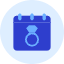 Calendar Date Icon from Kameleon Duo Set