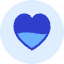 Fill Heart Icon from Kameleon Duo Set