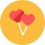 Heart Balloon Icon from Kameleon Colors Set