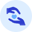 Heart Hand Icon from Kameleon Duo Set