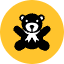 Teddy Bear Icon from Kameleon Pop Set