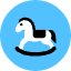 Wooden Horse Icon from Kameleon Pop Set