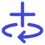 Line Arrow Rotate All Axis Right Icon from Core Duo Set