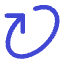 Line Arrow Rotate Diagonal Right 1 Icon from Core Duo Set