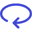 Line Arrow Rotate Horizontal Right Icon from Core Duo Set