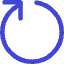 Line Arrow Rotate Right 5 Icon from Core Duo Set