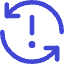 Line Arrow Synchronize Warning Icon from Core Duo Set
