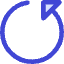 Triangle Arrow Rotate Left 5 Icon from Core Duo Set