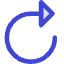 Triangle Arrow Rotate Right 1 Icon from Core Duo Set