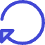 Triangle Arrow Rotate Right 3 Icon from Core Duo Set