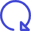 Triangle Arrow Rotate Right 4 Icon from Core Duo Set