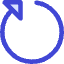 Triangle Arrow Rotate Right 5 Icon from Core Duo Set