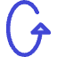 Triangle Arrow Rotate Vertical Left 1 Icon from Core Duo Set