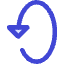 Triangle Arrow Rotate Vertical Left 2 Icon from Core Duo Set