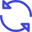 Triangle Arrow Synchronize 1 Icon from Core Duo Set