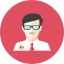 Scientist 1 Icon from Kameleon Colors Set