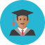 Student 1 Icon from Kameleon Colors Set