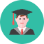 Student 2 Icon from Kameleon Colors Set