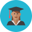 Student Woman 2 Icon from Kameleon Colors Set