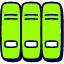 Book Library Icon from Stickies Duo Set