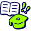 Education Degree Icon from Stickies Duo Set