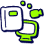 Online Class Icon from Stickies Duo Set