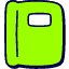 Textbook 1 Icon from Stickies Duo Set