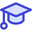Graduation Cap Icon from Core Duo Set