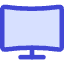 Screen Curve Icon from Core Duo Set