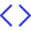 Angle Brackets Icon from Core Duo Set