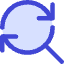 Search Find Replace Icon from Core Duo Set