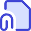 Email Attachment Document Icon from Core Duo Set