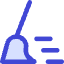 Clean Broom Wipe Icon from Core Duo Set
