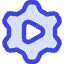 Cog Automation Icon from Core Duo Set