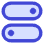 Horizontal Toggle Button Icon from Core Duo Set