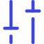 Settings Slider Configuration Vertical Icon from Core Duo Set