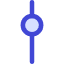 Vertical Slider 1 Icon from Core Duo Set