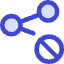 Share Link Block Icon from Core Duo Set