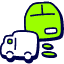 Package Deliver Icon from Stickies Duo Set