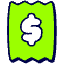 Reciept 1 Icon from Stickies Duo - Free Set