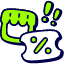 Shop Sale Coupon Icon from Stickies Duo Set