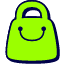 Shopping Bag Icon from Stickies Duo Set