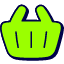 Shopping Basket Icon from Stickies Duo Set