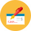 Bank Check Icon from Kameleon Colors - Free Set