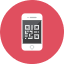 Smartphone Qrcode Icon from Kameleon Colors - Free Set