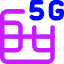 5g Sim Card Icon from Core Neon Set