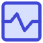 Wave Signal Square Icon from Core Duo Set