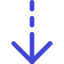 Arrow Dashed Cool Down Icon from Core Duo Set