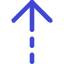 Arrow Dashed Warm Up Icon from Core Duo Set