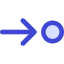Arrows Step Icon from Core Duo Set